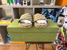 Load image into Gallery viewer, Gucci Canvas Monogram Slides
