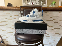 Load image into Gallery viewer, Jordan 4 “Military Blue”
