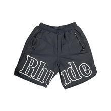Load image into Gallery viewer, Rhude Black Logo Shorts
