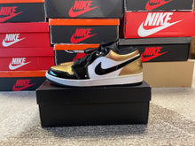 Load image into Gallery viewer, Jordan 1 Low “Gold Toe”
