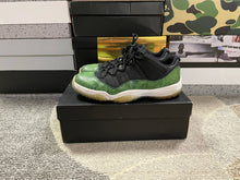 Load image into Gallery viewer, Jordan 11 Low “Green Snakeskin”
