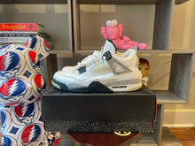 Load image into Gallery viewer, Jordan 4 “White Cement”
