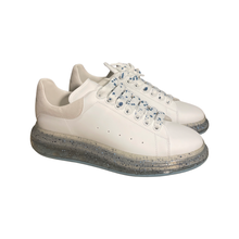 Load image into Gallery viewer, Alexander McQueen Oversized Sneaker “White Splatter Blue”
